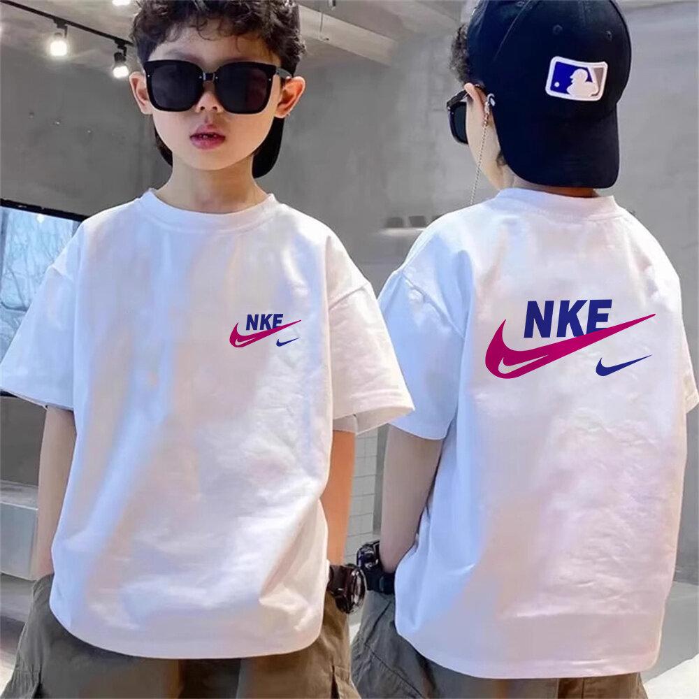 Short sleeved T-shirt, children's summer unisex, children's printed top