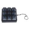 9Key XDA Profile Translucent Keycap Tester Keychain per tester di interruttori di tastiera per giocatori e programmatori
