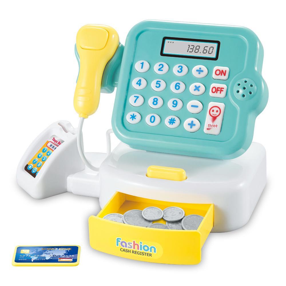 Children's Interactive Toy: Supermarket Cash Register with Lights