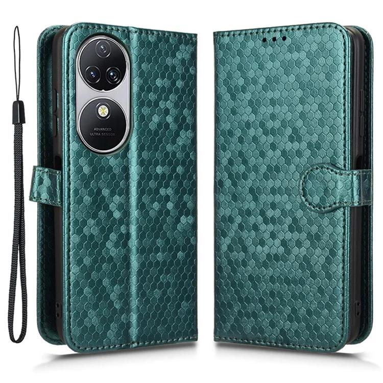 

Для Oukitel C38 чехол с узором в горошек из искусственной кожи флип-кошелек чехол для телефона