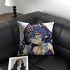Layla Genshin Impact Cute Cushion Cover Natural Linen Organic Fabric Double-Sided Printing Sofa Home Decor Gift Pillow Case