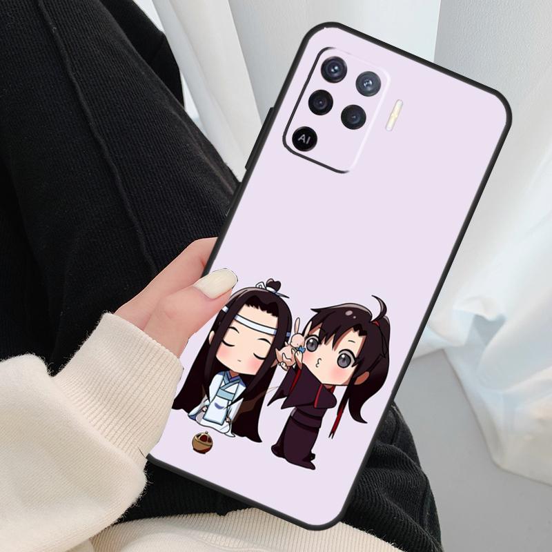 The Untamed Lan Zhan Wei Ying Case For Oppo A17 A57 A77 A40 A78 A54 A74 A94 A76 A16 A96 A18 A60 A80 A38 A58 A98 A15 A5 Pro