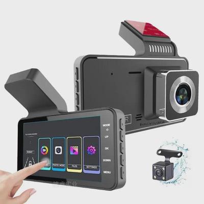 Night Vision Dual Lens Hidden Car Recorder with 4-inch Screen for Cross-border Driving and Reversing Image Recording.