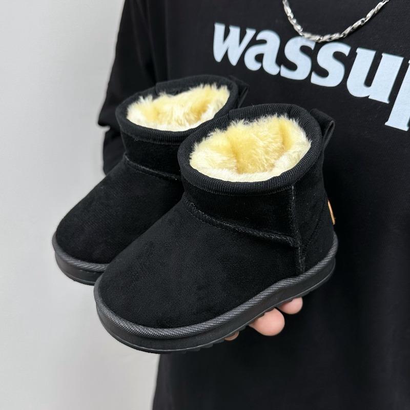 Children's Snow Boots Winter New Velvet Thickened Winter Boots Girls Soft-soled Cotton Boots Boys Baby Cotton Shoes Keep Warm