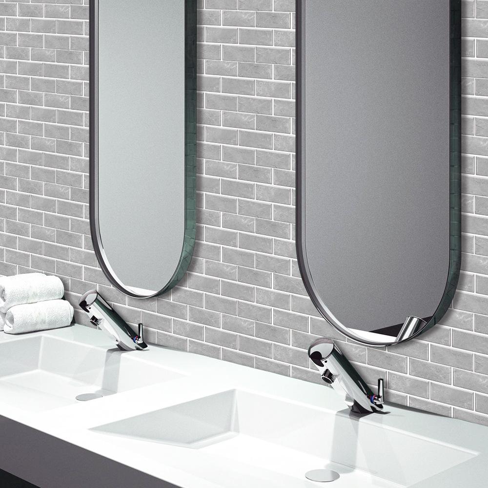 European Retro Classic Wall Sticker Self-Adhesive Waterproof And Oil-Proof Kitchen Bathroom Rental Room Renovation Tile Sticker