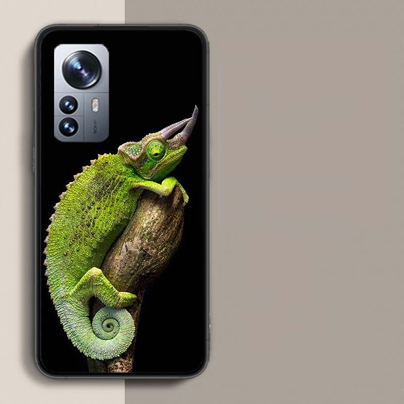 Chameleon Funny Wildlife Phone Case For Redmi Note 13 Pro Plus 14 Pro+ 12S 12 11S 11T 11E 11 10S 10 9S 9 Xiaomi Capa TPU
