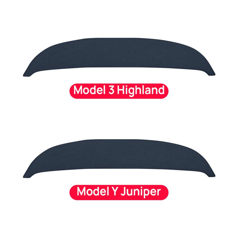 Car Dashboard Cover Mat Avoid Light Pads Anti-UV Carpets For Tesla Model Y Juniper 2025 2026 Model 3 Highland 2024 Accessories