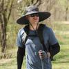 Fishing Hat for Adult with USB Cooling Fan Solar Powered Fan Hat Waterproof Sun Protective Hat for Outdoor Activity