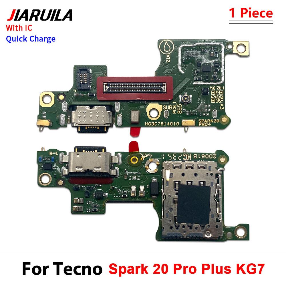 Usb Dock Charger For Tecno Spark 11 Pro Spark 11c BG7 Spark Pro Plus KG7 Charging Board Module Flex Connector Ports