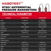 HABOTEST HT601B+PRO Gas Leak Detector 0-9999PPM Flexible probe Quick response Combustible Natural Methane Gas Detector