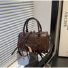 Brand Classic Bost Pillow Bag A Retro Motorcycle-style Shoulder/crossbody Bag Large-capacity Simple Solid-color Tote Bag New