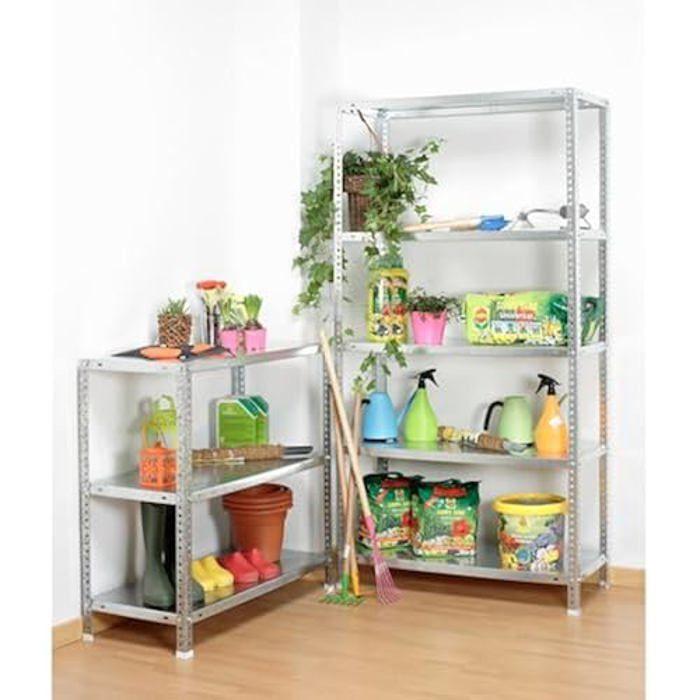 Storage Shelf - SIMON RACK - 5 Levels - Capacity 75 Kg - Metal - Dimensions 1800x800x400 Mm