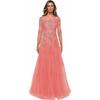 Abendkleid Elegantes Spitzen Brautkleid Damen Formell Ärmel Tante Kleid Kleid