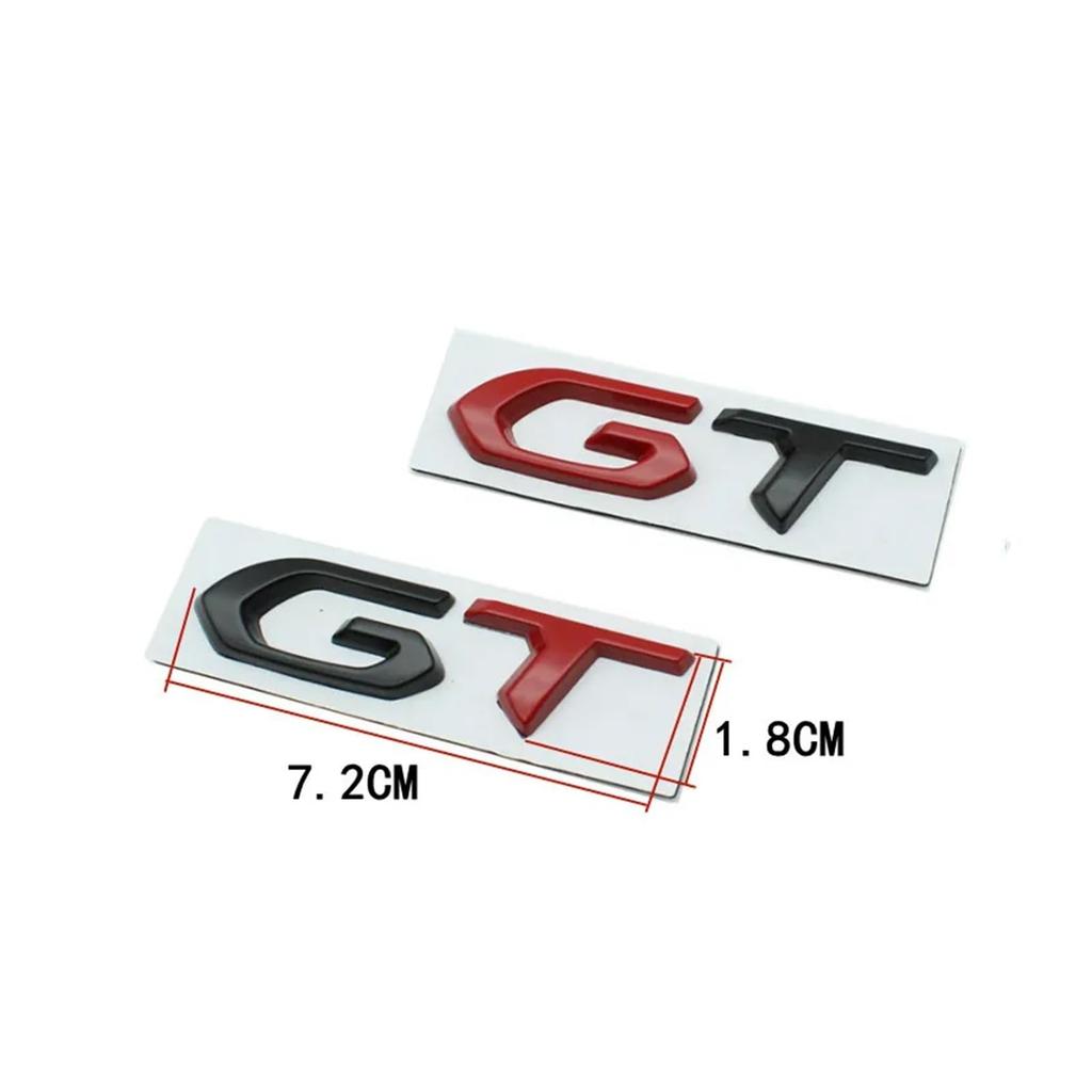 AQXYWIU (Small Shop) 3D Metal GT Logo GT Line Emblem