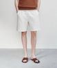 Jeilium Leo Drawstring Shorts Oatmeal Grey