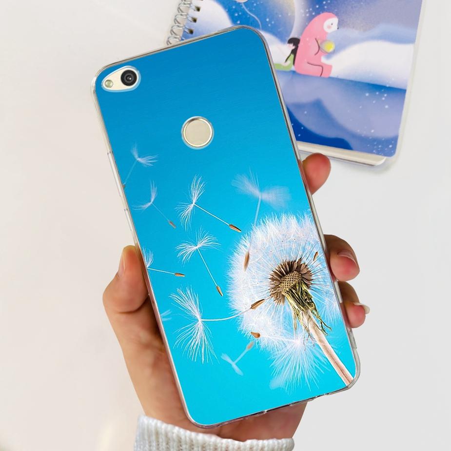 For Huawei P8 Lite 2017 Case Honor 8 Lite Popular Flowers Cartoon Cover Soft Silicone Phone Cases For Huawei P9 Lite 2017 Bumper