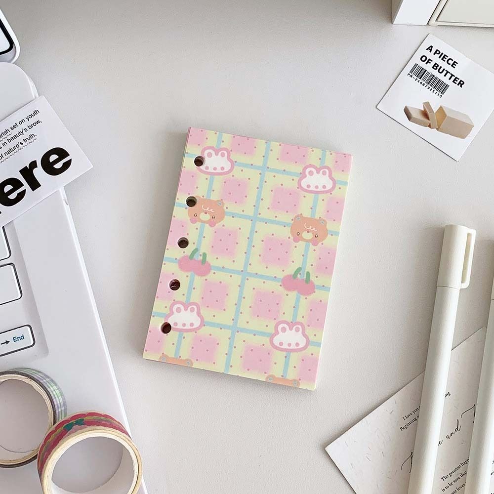 

Spiral Binder Paper Refill Daily Planner Binder Inside Page Looseleaf Notebook Girls Boys Pink-60 Papers