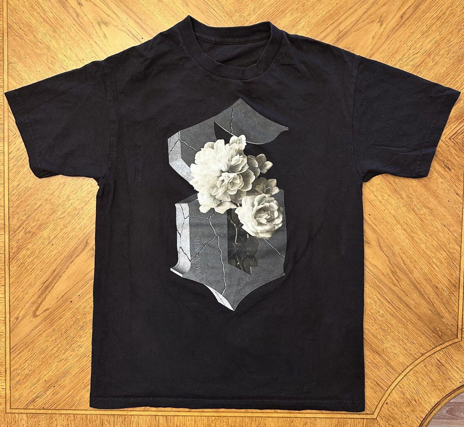 Shinedown The Revolutions Live Tour Concert 100% Cotton Adult TShirt Unisex T-Shirt S
