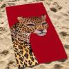 Cheetah Print Towel Beach Towel Oversized Super Absorbent Soft Swim BeachTowels for Men, Women