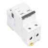 2P Miniature Circuit Breaker DIN Rail Mount Low Voltage Overload Protection Switch 400V 20A
