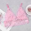 Women Plus Size Vest Crop Wireless Bra Lingerie Sexy V-Neck Underwear Sleepwear