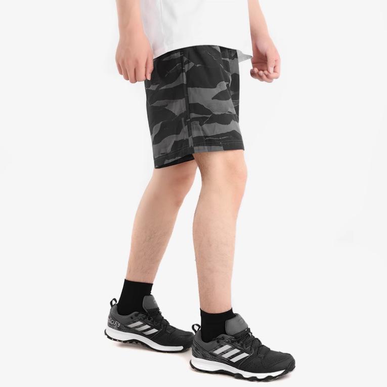 Adidas Breathable Color Block Skin-Friendly Casual Shorts Men Shorts Black Gray DQ2562