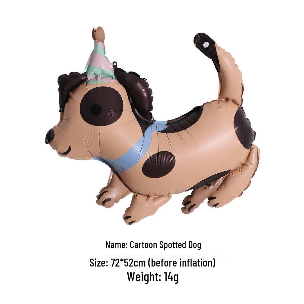 Matte Aluminum Capybara Cartoon Balloons for Kids' Birthday Party Decorations