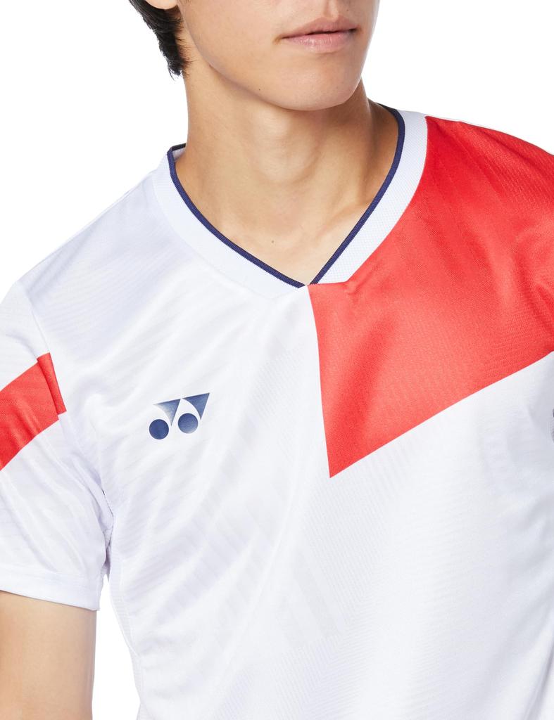 Yonex Short Sleeve Game Shirt White Size M Men's (Fit Style), (011),