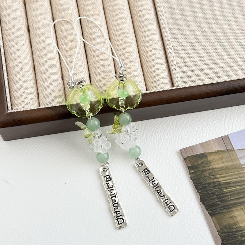Captivating Bellflower 1Pcs Hanging Ornament with Tassel Perfect for Car Interior Decor