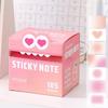 Dopamine Sticky Notes, Transparent Pearlescent Pull-Out Memo Notes, Mini Notepad, Colored Sticky Notes for Notes and Remarks