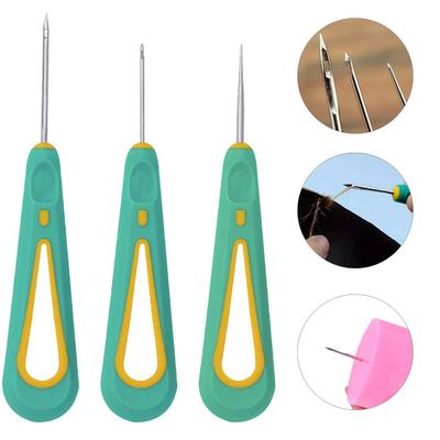 Taper Sewing Tools Accessory Leather Shoes Repair Detachable Sewing Needles Awl Hook Needle Hand Stitcher Steel Stitcher