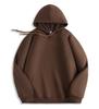 2025 autumn and winter new hooded sweater women's solid color college style loose casual velvet popular trendy brand Japanese and Korean style