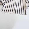 Spring 2025 Women's European & American Style Loose Puff Sleeve Print Shirt