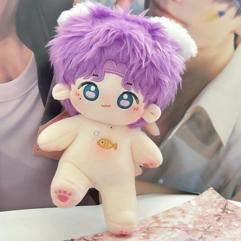 20cm Love and Deepspace Standing Plush Doll Anime Idol Figure Soft Toy Christmas Gift for Fans