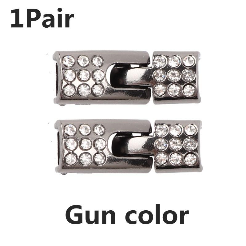 Fashion Metal Shoelace Magnetic Buckle Shoes Accessories Sneaker Kits Metal Laces Buckle 4 Style Shoe Decorations