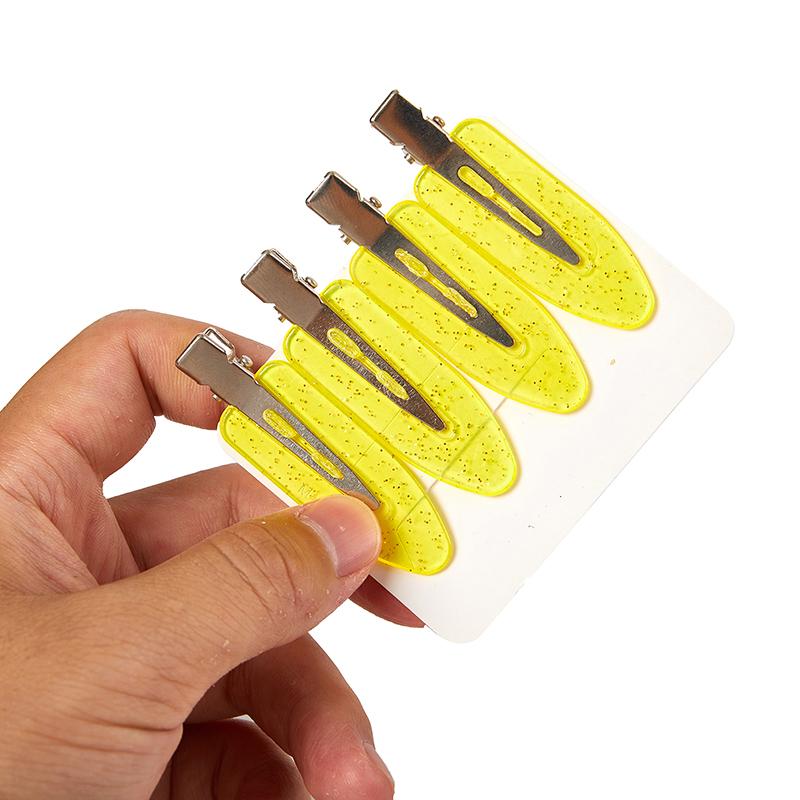 4Pcs No Bend Seamless Hair Clips Side Bangs Fix Fringe Barrette Makeup Washing Face Accessories Women Girls Styling Hair Pins