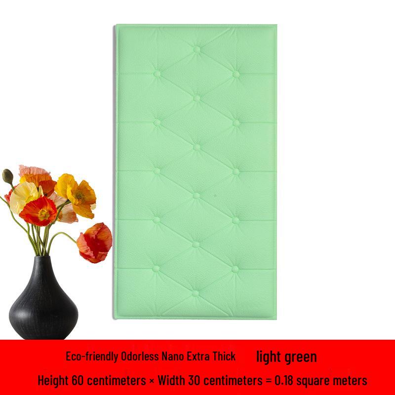 

Утолщенная 3D самоклеящаяся пенополиуретановая наклейка на стену для детских комнат – противоударный декор для татами и плинтусов 70*35*10mm (10 pieces)