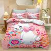 Catoon Duvet Cover Set M-Marie CatS Bedding Set Kids Boy Girl Bedroom Decoration 2/3piece set Single/Double/Queen Large Size