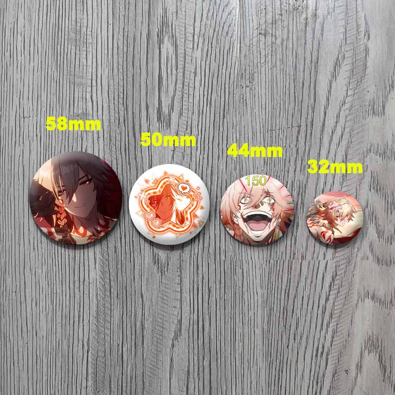 Honkai Star Rail Mydei Icons Acrylic Brooch Cartoon Figure Lapel Pin Badge for Women Men Clothing Bag Accessories Jewelry Decor