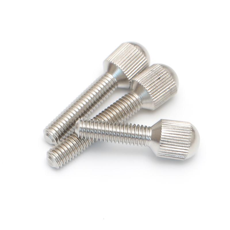 

GB836 Stainless Steel Knurled Thumb Screw - Head Sizes M2 to M8 M3*35 (2 pieces)