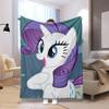 Rarity Little Pony Blanket Suitable All Seasons Soft Comfortable Sofa Office Home Blanket Holiday Gift Blanket Suitable For All Seasons Blanket