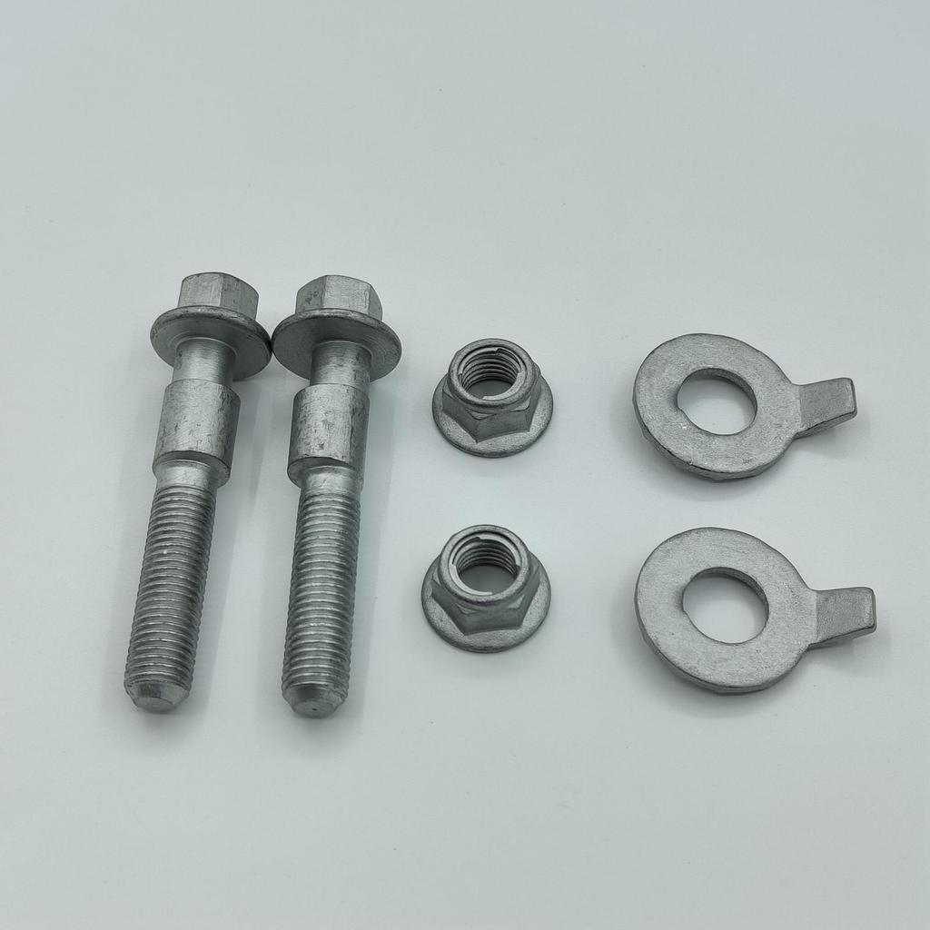 2x Front Adjustable Camber cam Bolt 14mm 81260 Easy to Install Auto Parts