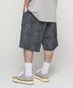 CARGOBROS Leopard Pattern Bermuda Shorts (Black)