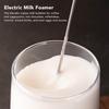 White Coffee Black Milk Frother Battery Powered Milk Beater Practical Milk Foam Maker  Home Kitchen