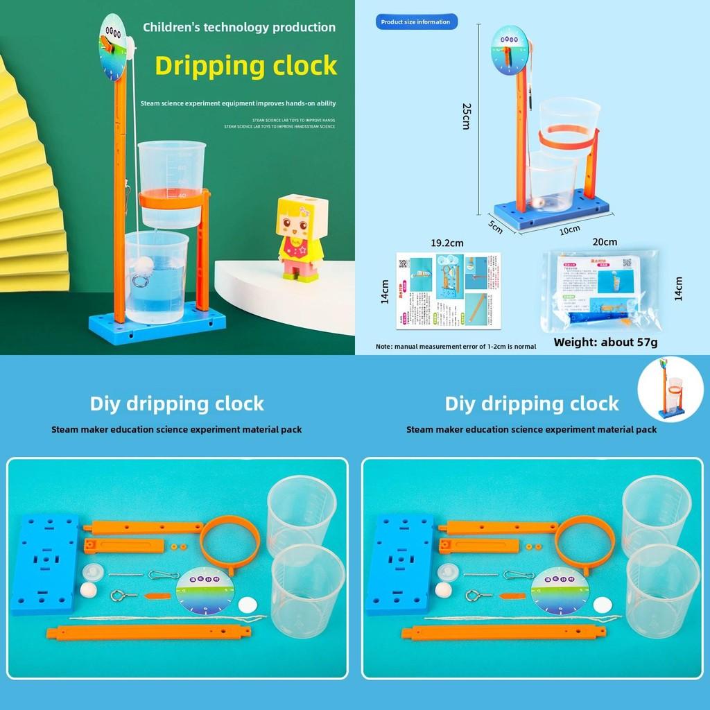 Kinder DIY Tropfenuhr Wissenschaftsexperimentierkasten Mit ABS-Materialien Für Kinder Pädagogischer Spaß