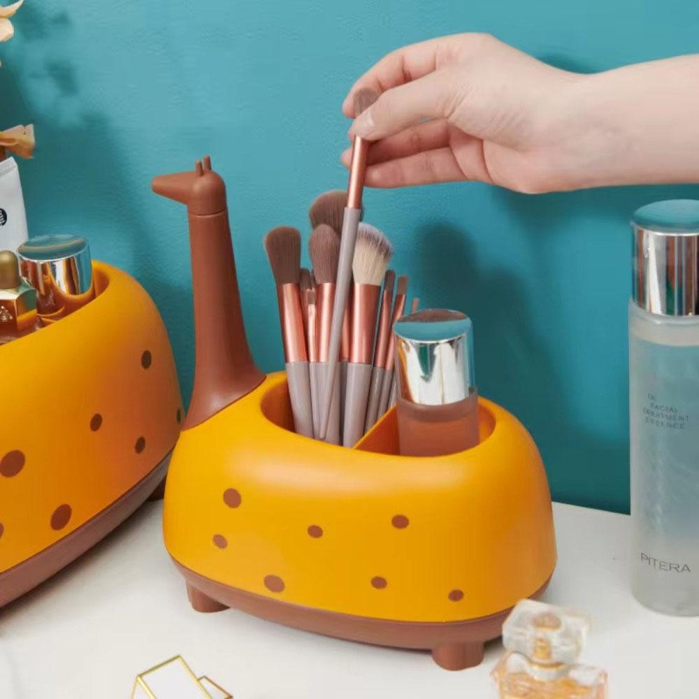 

Multipurpose Giraffe Pencil Holder Cartoon Desktop Organizer New Storage Box