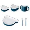 Tak KIDS DISH Gift Box Cutlery Bear Kids Dish Dishwasher Safe Tableware Navy/tak (Navy) Children's 1011-NV