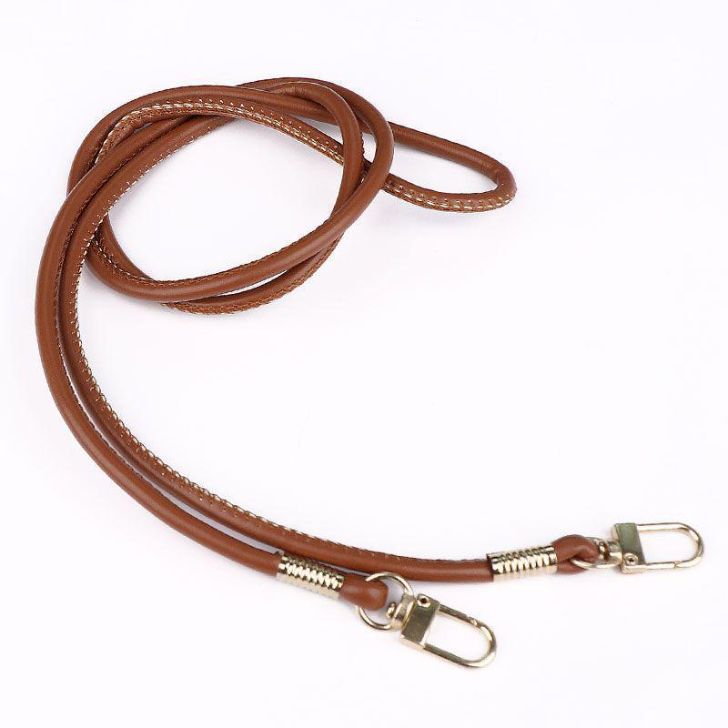 Ronde leren koord vervangingsriem voor crossbodytassen en rugzakken