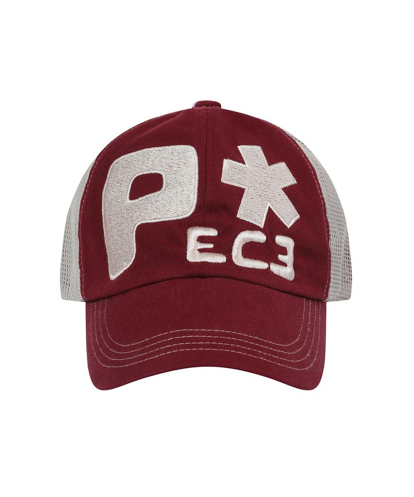 BAUF Piece Big Logo Mesh Ball Cap [Burgundy]