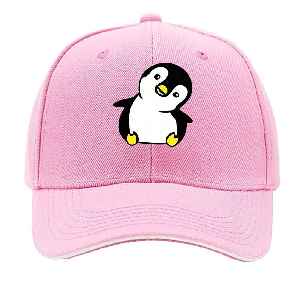 Cappellino da Baseball Carino con Stampa di Pinguino Stiloso Nero con Zampe Gialle Becco Perfetto per la Pesca all'Aperto Cappellino da Baseball Sandwich